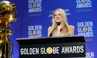 Dakota Fanning at the 77th annual Golden Globe Awards nominations on Monday December 9, 2019 from the Beverly Hilton Hotel in Beverly Hills, CA.