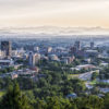 The skyline of downtown Asheville, North Carolina